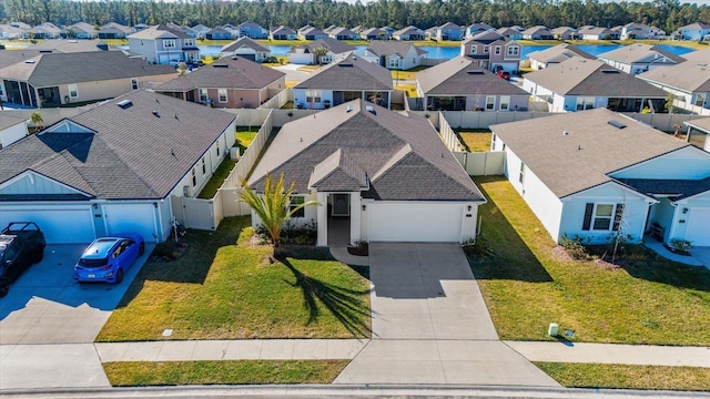 bird's eye view featuring a residential view