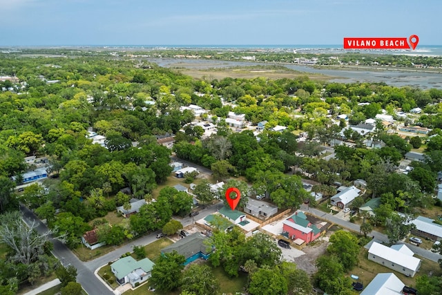 aerial view of residential area