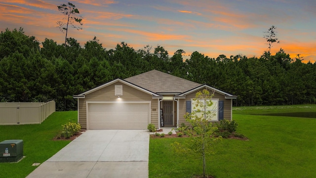 4004 Chihuahua Ct, Jacksonville, FL 32218 - ranch-style house with concrete driveway and a garage