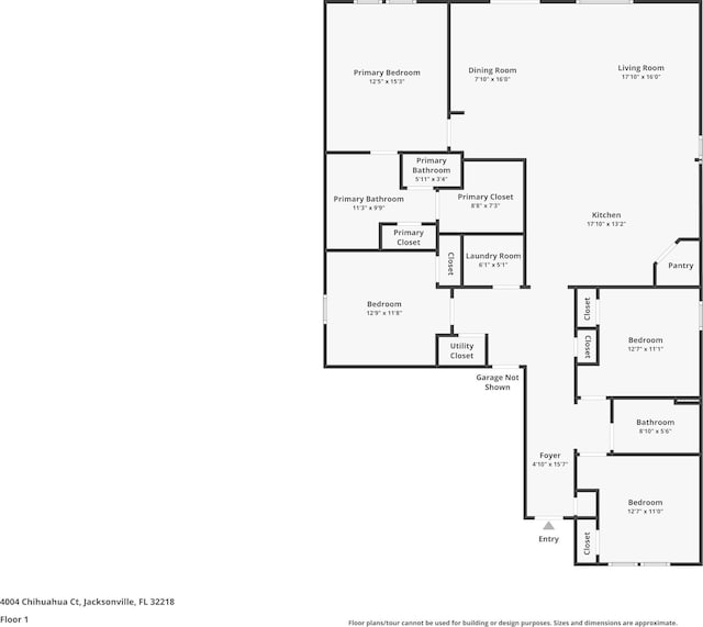 4004 Chihuahua Ct, Jacksonville, FL 32218 - view of home floor plan