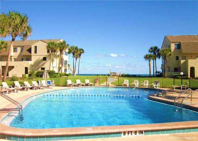 8550 S A1A Unit 323, Saint Augustine, FL 32080 - community pool featuring a patio