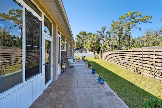 view of patio