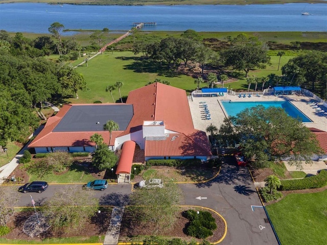 301 Graciela Cir, Saint Augustine, FL 32086 - aerial view featuring a water view