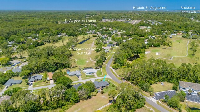 301 Graciela Cir, Saint Augustine, FL 32086 - bird's eye view featuring a view of trees and a residential view