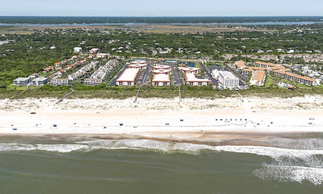  - bird's eye view of expansive beach