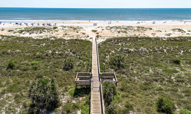  - aerial view of extended coastline