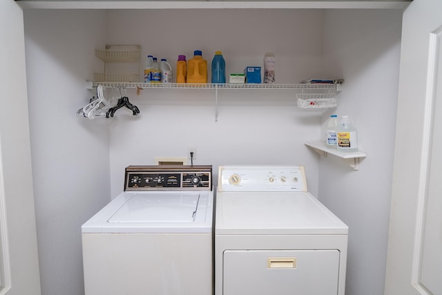 209 Lions Gate Dr, Saint Augustine, FL 32080 - clothes washing area featuring washer and dryer and laundry area