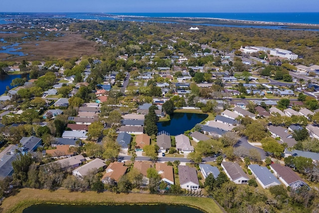 209 Lions Gate Dr, Saint Augustine, FL 32080 - aerial view featuring a residential view and a water view