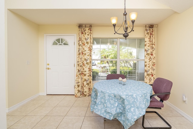 209 Lions Gate Dr, Saint Augustine, FL 32080 - dining room featuring light tile patterned flooring and baseboards