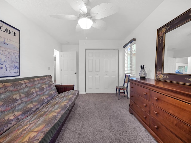 10 Seminole Dr, Saint Augustine, FL 32084 - living area with ceiling fan and carpet