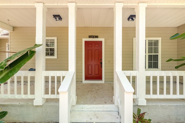 5827 Green Rd, Middleburg, FL 32068 - view of exterior entry with covered porch