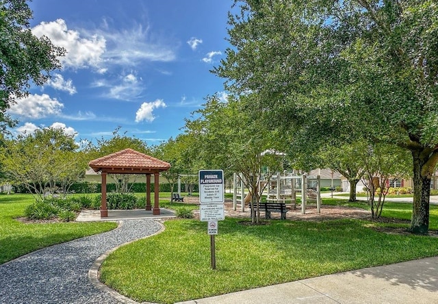117 Mission Cove Cir, Saint Augustine, FL 32084 - view of community with a gazebo and a yard