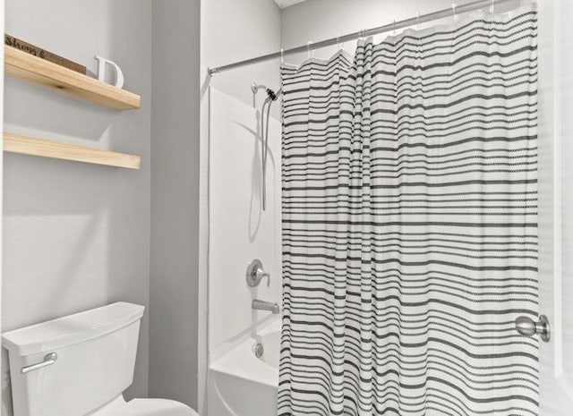 117 Mission Cove Cir, Saint Augustine, FL 32084 - full bathroom featuring shower / bath combo and toilet