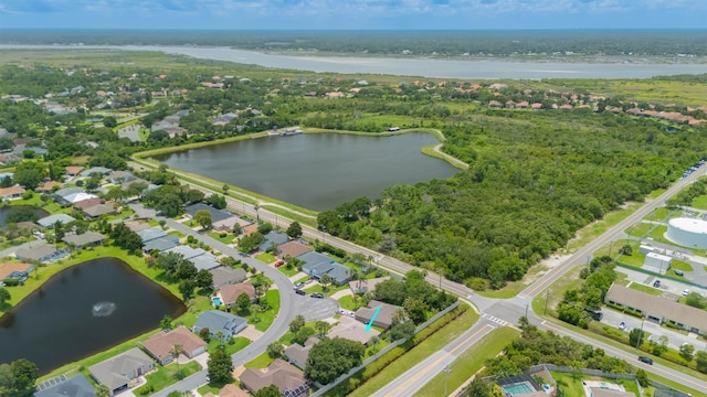 984 Windward Way, Saint Augustine, FL 32080 - aerial view of property and surrounding area with a nearby body of water and nearby suburban area