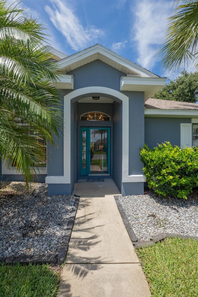 984 Windward Way, Saint Augustine, FL 32080 - entrance to property with stucco siding