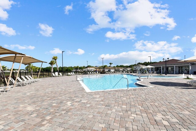 181 Narvarez Ave, Saint Augustine, FL 32084 - pool featuring fence and a patio