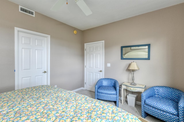 2202 Vista Cove Rd, Saint Augustine, FL 32084 - carpeted bedroom with baseboards and ceiling fan
