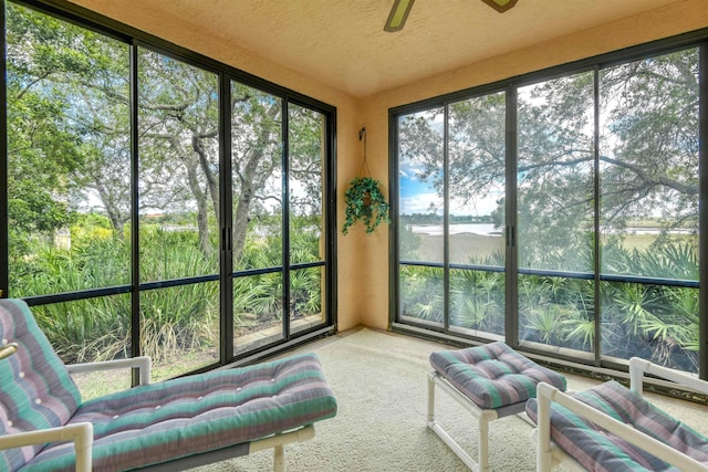 2202 Vista Cove Rd, Saint Augustine, FL 32084 - sunroom / solarium featuring a water view