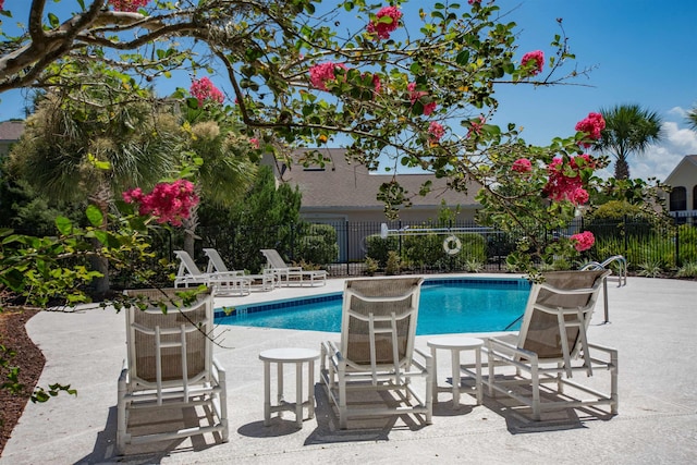 2202 Vista Cove Rd, Saint Augustine, FL 32084 - view of swimming pool with a patio and fence