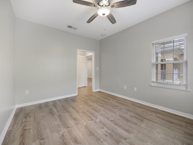 520 Florida Club Blvd Unit 310, Saint Augustine, FL 32084 - unfurnished room featuring visible vents, light wood-style flooring, and baseboards