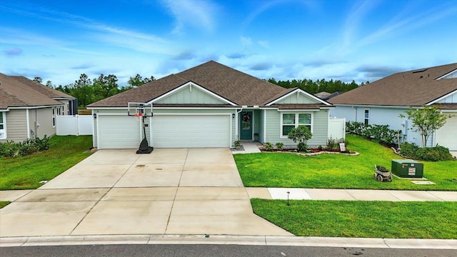 52 Lumberjack Trl, Palm Coast, FL 32137 - single story home featuring a garage, driveway, and a shingled roof
