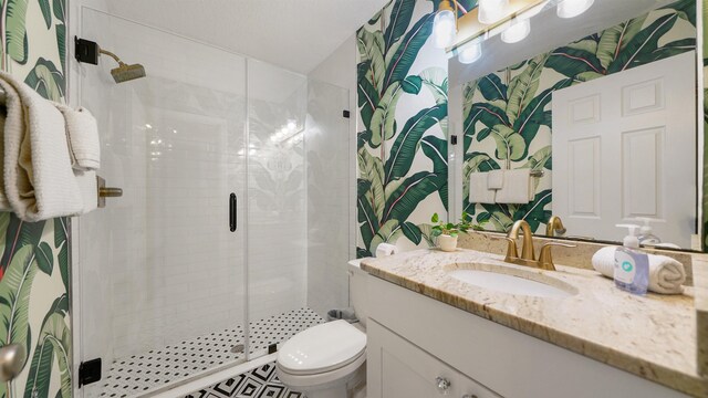 108 A St Unit A, Saint Augustine, FL 32080 - bathroom featuring a stall shower and vanity