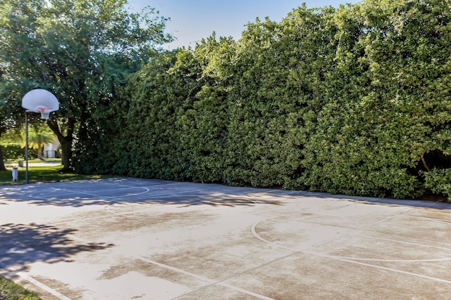 view of sport court with community basketball court