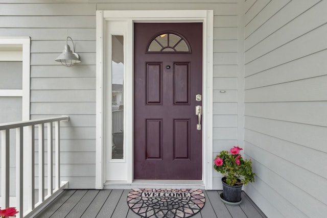 view of entrance to property