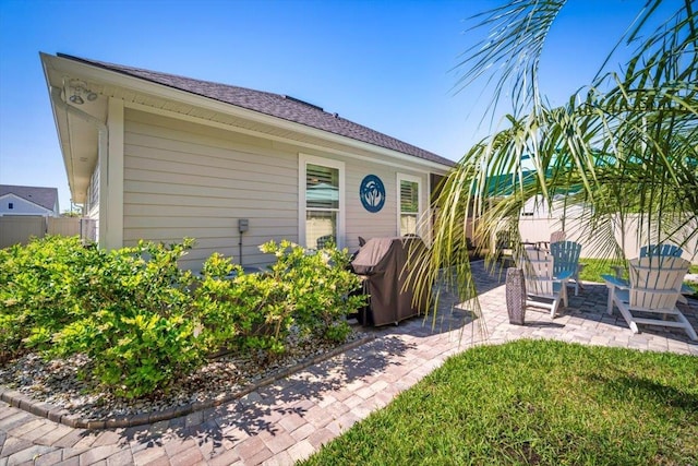 118 Lamego Ln, Saint Augustine, FL 32095 - view of front of property featuring a patio area and fence