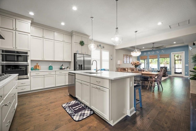 118 Lamego Ln, Saint Augustine, FL 32095 - kitchen featuring stainless steel appliances, plenty of natural light, open floor plan, and a sink