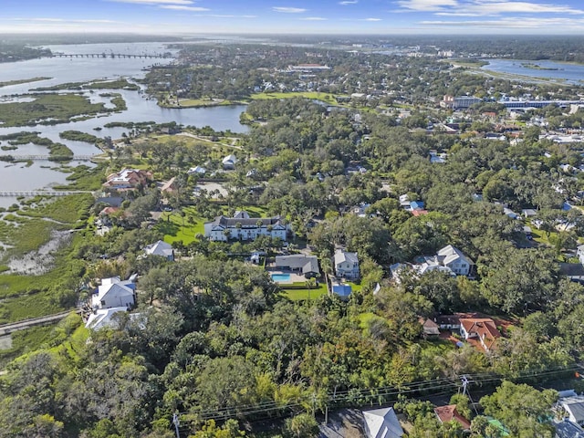 50 Dufferin St, Saint Augustine, FL 32084 - aerial overview of property's location with a large body of water