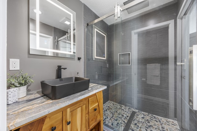 50 Dufferin St, Saint Augustine, FL 32084 - bathroom featuring a shower stall and vanity