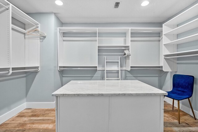 7201 A1A S, Saint Augustine, FL 32080 - spacious closet featuring visible vents and wood finished floors