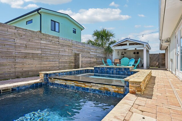 7201 A1A S, Saint Augustine, FL 32080 - view of pool with a fenced backyard, a fenced in pool, and a patio