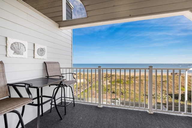 2900 Coastal Hwy, Saint Augustine, FL 32084 - balcony with a view of the beach and a water view