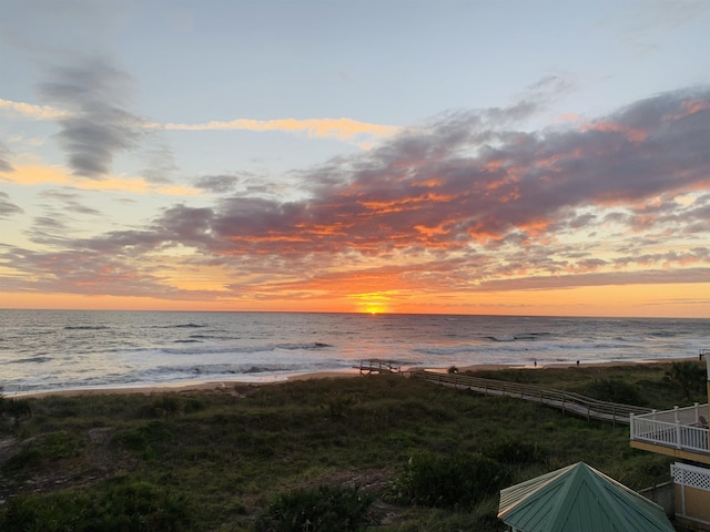 2900 Coastal Hwy, Saint Augustine, FL 32084 - water view featuring a beach view