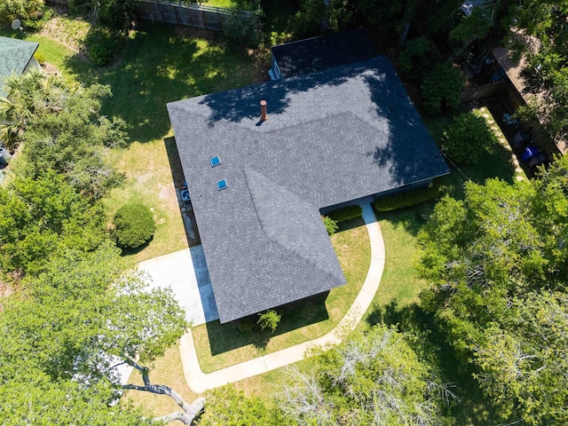 view of subject property