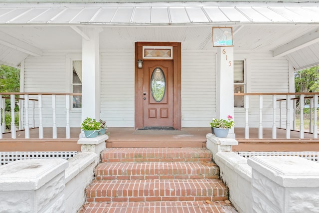 view of entrance to property