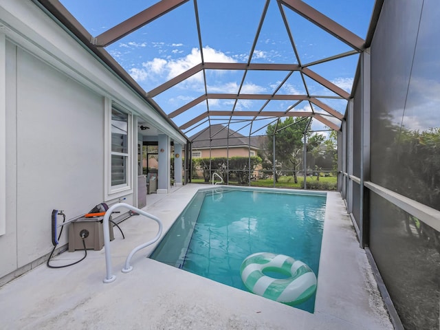 1201 Ellington Ct, Saint Augustine, FL 32084 - swimming pool with a patio and a lanai