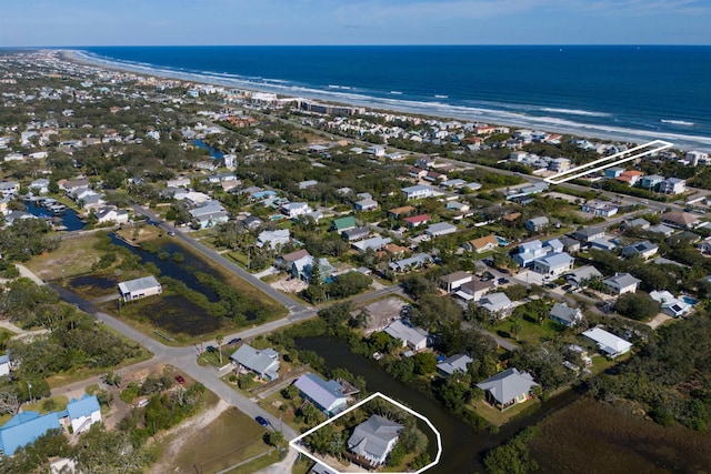 6698 Nassau St, Saint Augustine, FL 32080 - aerial view of property's location with waterfront with a beach