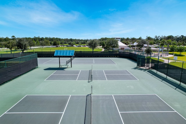 view of sport court