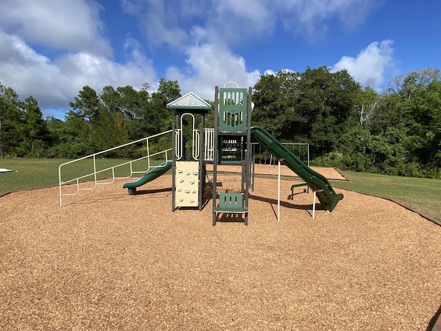 community play area featuring a yard