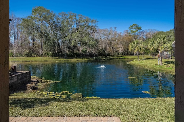 property view of water