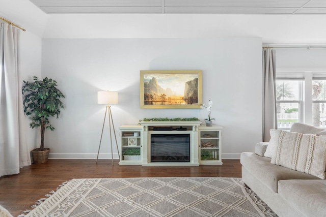 19 Smiling Fish Ln, Palm Coast, FL 32137 - living room featuring wood finished floors and baseboards