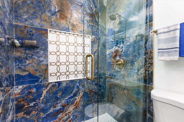 13 Douglas Ave, Saint Augustine, FL 32084 - full bath featuring a shower stall and toilet