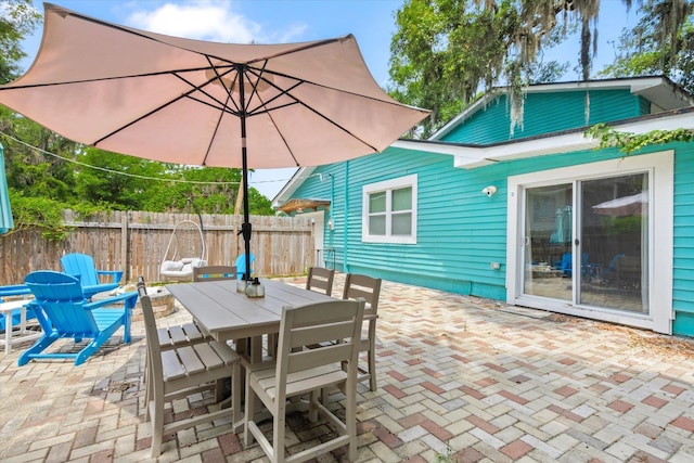 13 Douglas Ave, Saint Augustine, FL 32084 - view of patio featuring outdoor dining space