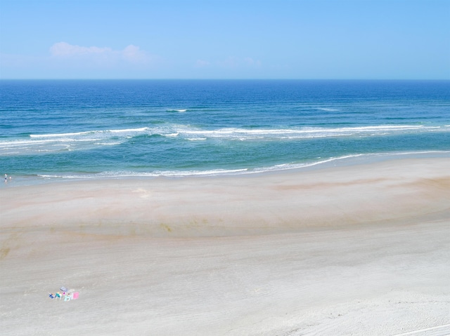 property view of water with a view of the beach