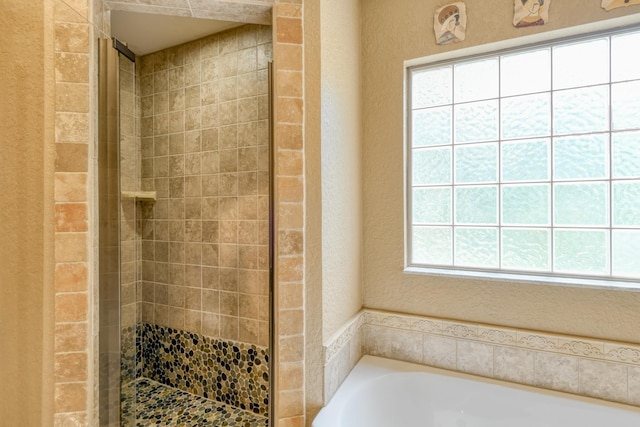 998 Aragon Ave, Saint Augustine, FL 32086 - full bath featuring tiled shower and a bath