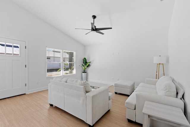 241 Jackson Blvd, Saint Augustine, FL 32095 - living area featuring light wood-type flooring, plenty of natural light, and ceiling fan