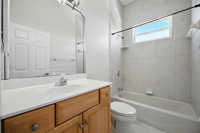 500 Seagate Ln, Saint Augustine, FL 32084 - full bath with vanity, toilet, and washtub / shower combination